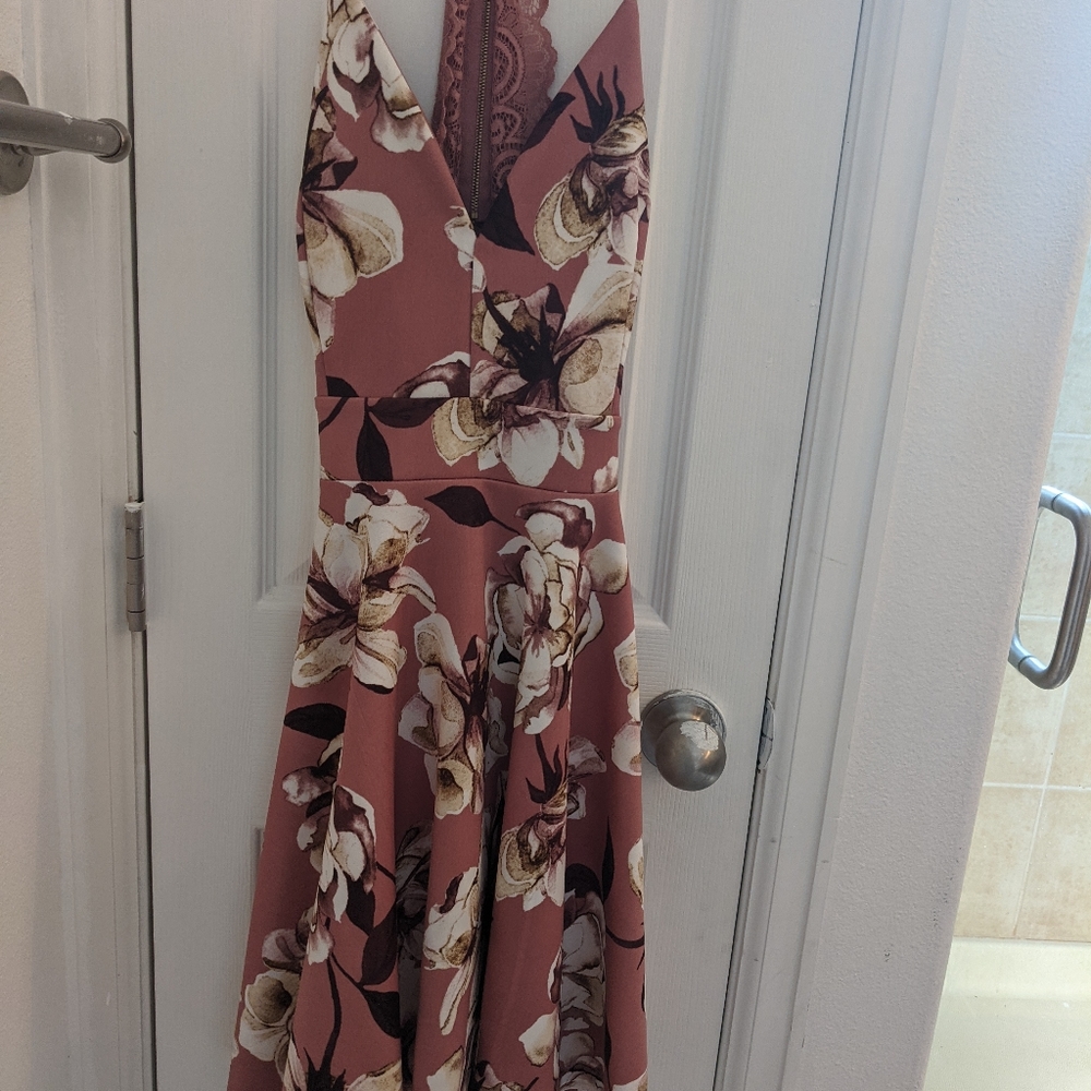 Windsor large pinky-nude dress